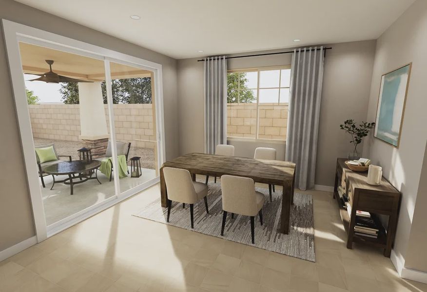 Plan 3523 Dining Virtual Rendering - 3 of 3