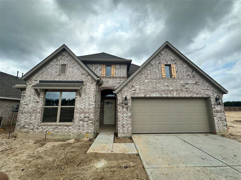 New construction Single-Family house 28823 Balanced Rock Drive, New Caney, TX 77357 Harrison (2235-HV-40)- photo
