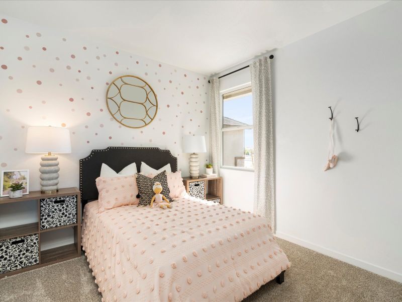 Bedroom in Ezra Floorplan at Bella Vista Trails