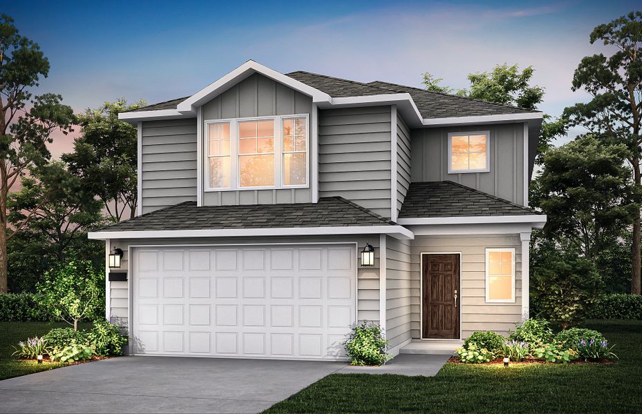 The Coolidge, a 2-story new construction home showing Home Exterior HC102