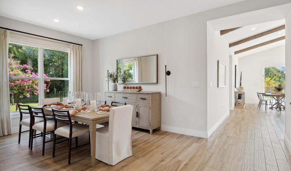 Formal dining room for celebrations