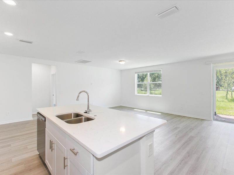 Kitchen in the Foxglove floorplan at 5166 Minneola Lane