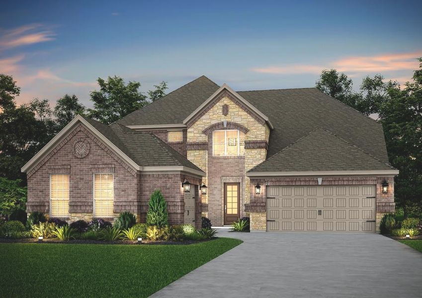 New construction Single-Family house Orchid, 10534 Sutter Creek Drive, Iowa Colony, TX 77583 - photo