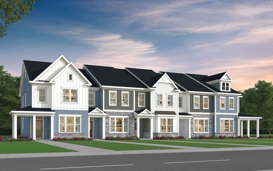 New construction Townhouse house 2323 Whitewing Lane, Wendell, NC 27591 Lennox- photo
