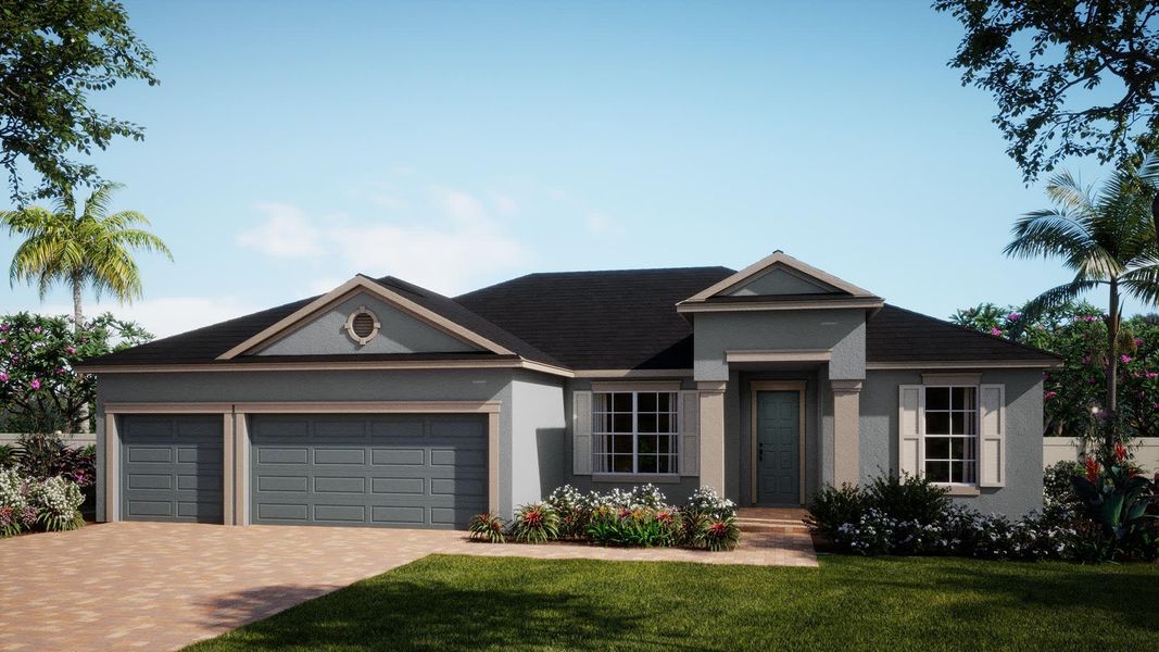 Traditional Elevation | Briella | New Homes in Florida | Landsea Homes