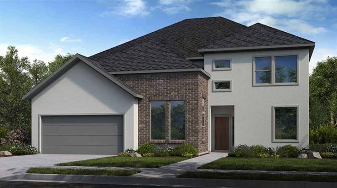 New construction Single-Family house 1754 Lake Crest Lane, Friendswood, TX 77546 Carnelian- photo