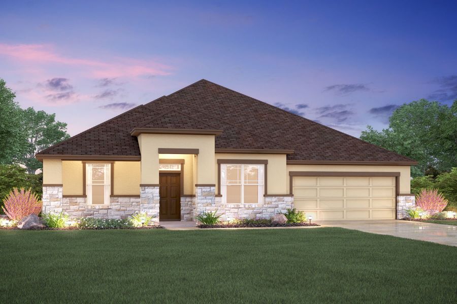 New construction Single-Family house Angelina - Classic Series, 828 Sanger Lane, Leander, TX 78641 - photo