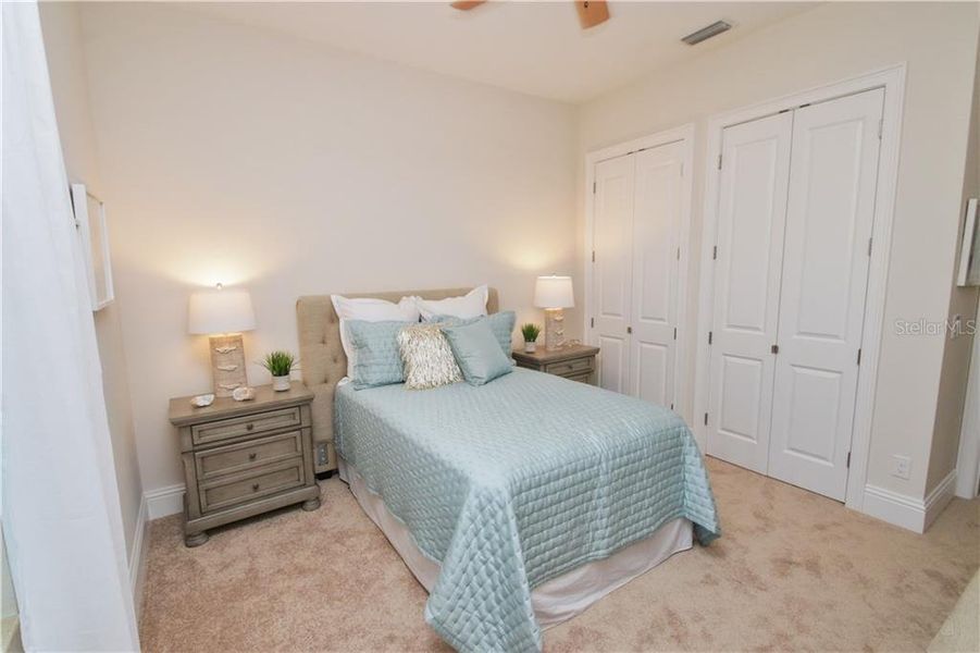 3rd  bedroom Pictures are of builder’s model, actual townhome may differ in elevation and options.