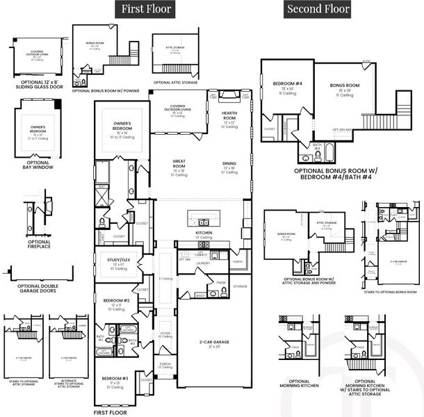 New construction Single-Family house Plan 4531 – Two Story, 4210 Old Rosebud Lane, Prosper, TX 75078 - photo
