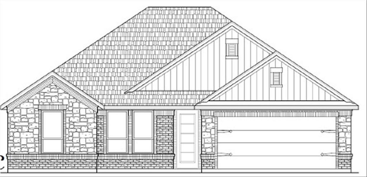 New construction Single-Family house 1215 Sanger Drive, Springtown, TX 76082 The Sapphire Ranch- photo