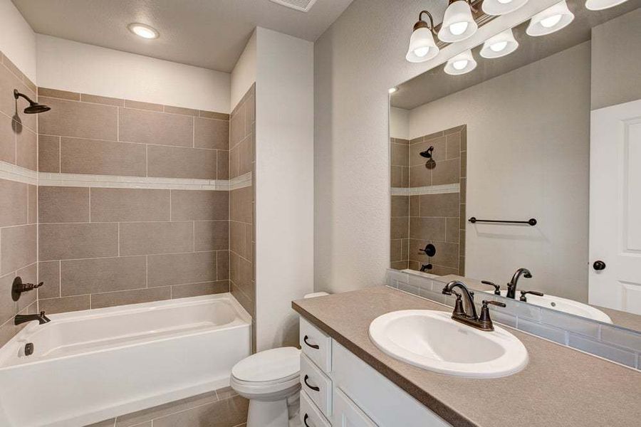 Bath 2 - Previous Oxford Floor Plan - Finishes May Vary