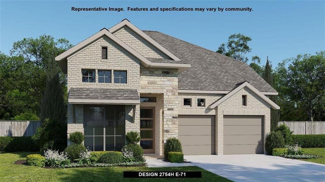 New construction Single-Family house 517 Ahern Ct, Liberty Hill, TX 78642 Design 2754H- photo