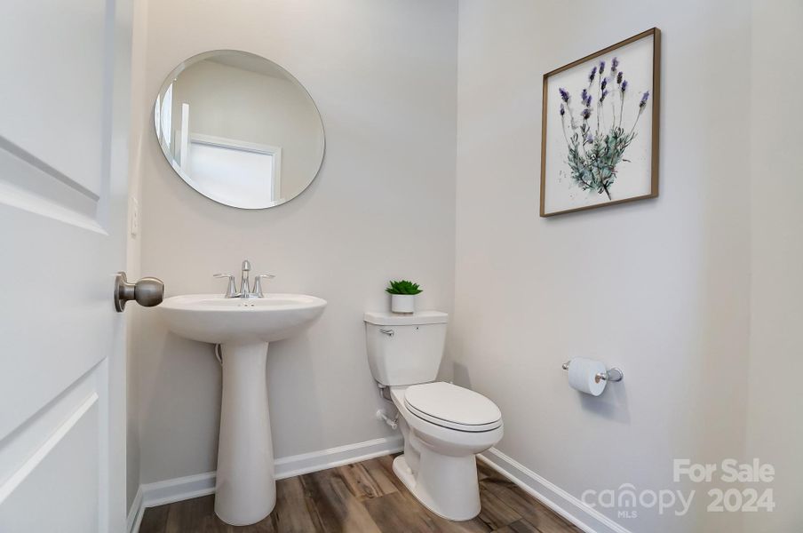 Half Bathroom - Virtually Staged