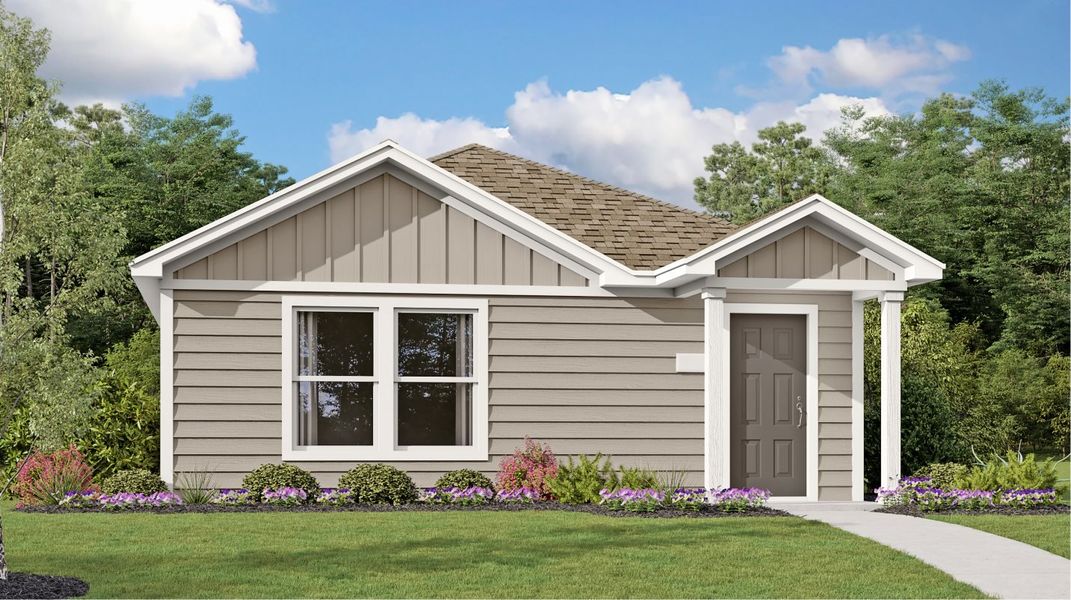New construction Single-Family house 12811 Krause Springs, Saint Hedwig, TX 78152 Montour- photo