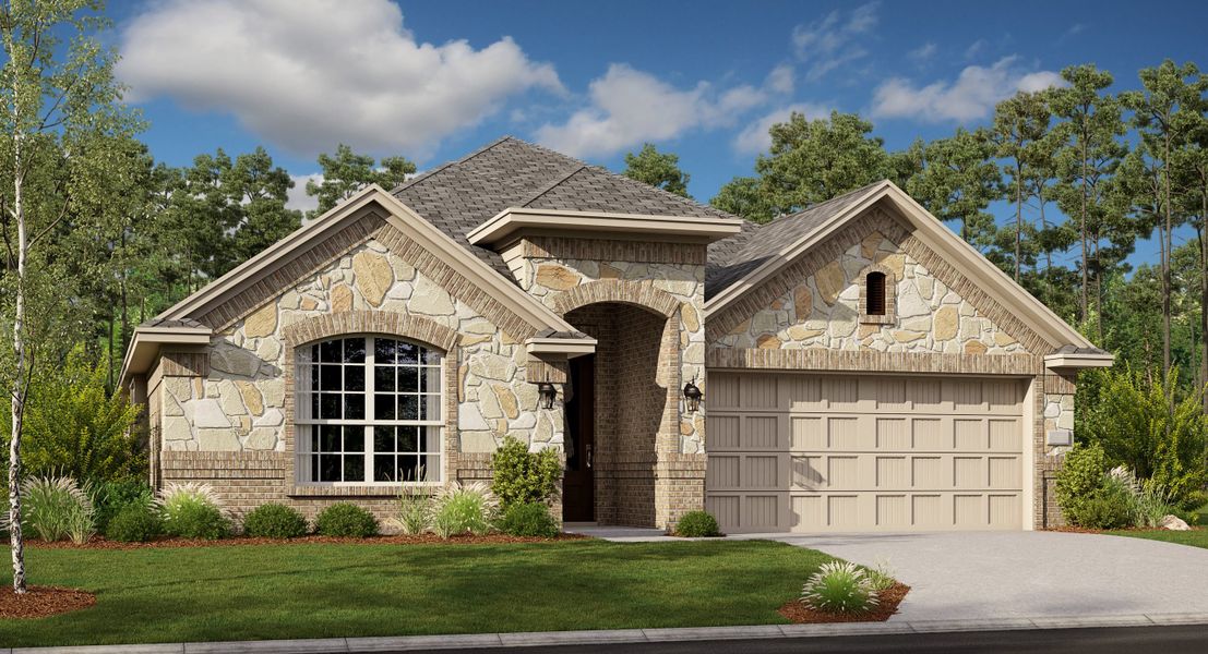 New construction Single-Family house 14741 Marrowglen Road, Fort Worth, TX 76052 Garnet- photo