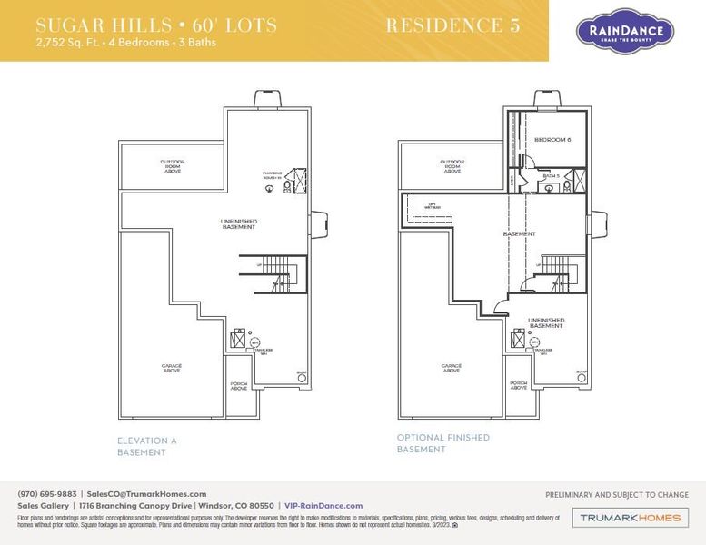 Sugar Hills Plan 5 Floor Plan