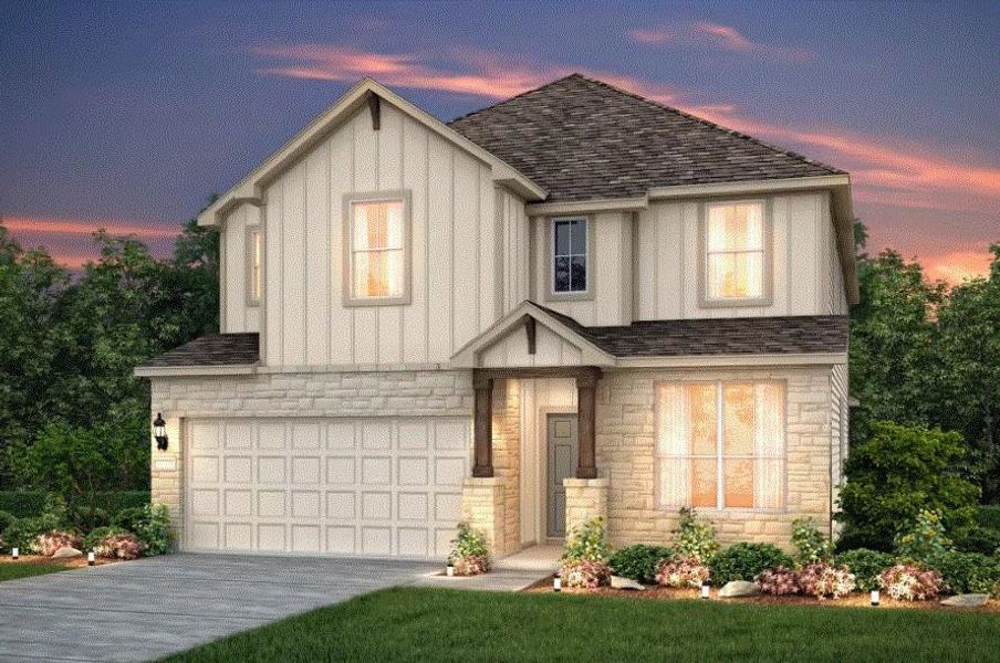 New construction Single-Family house 157 Coleman Bnd, Liberty Hill, TX 78642 Riverdale- photo