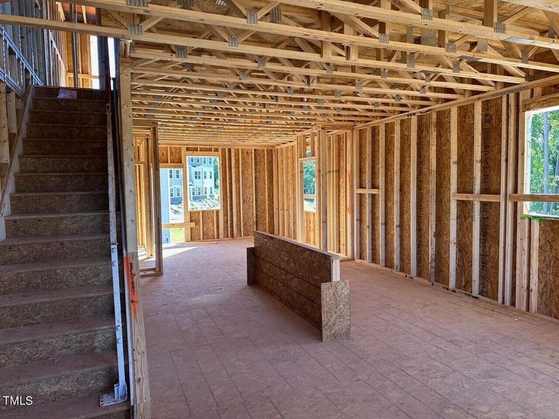 kitchen and stair to level 3