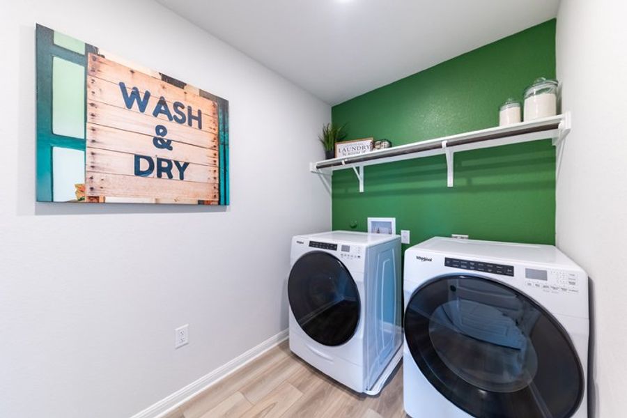 Jennings Place, Santiago Plan, laundry room