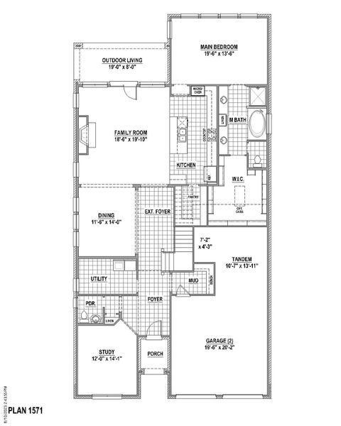 Plan 1571 1st Floor