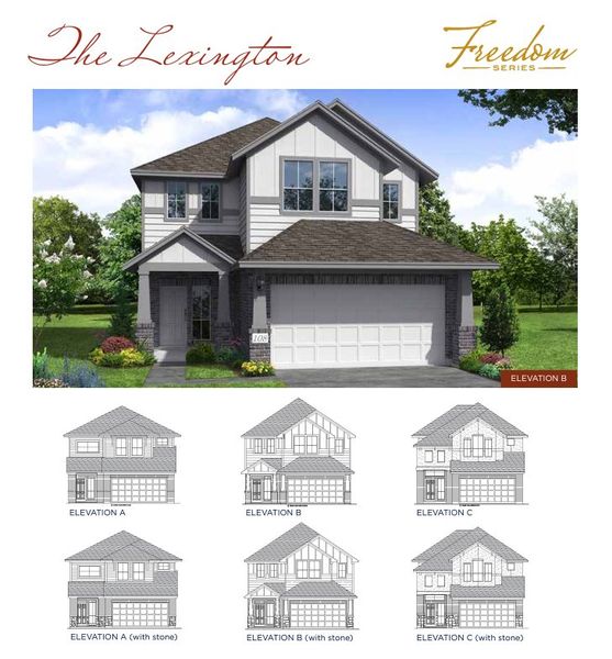 New construction Single-Family house The Lexington, 4715 Island Hollow, Santa Clara, TX 78124 - photo