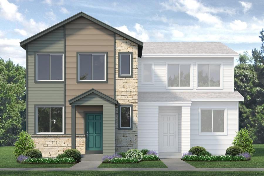 Elevation A - Biscayne - Pintail Commons in Johnstown, CO by Landsea Homes