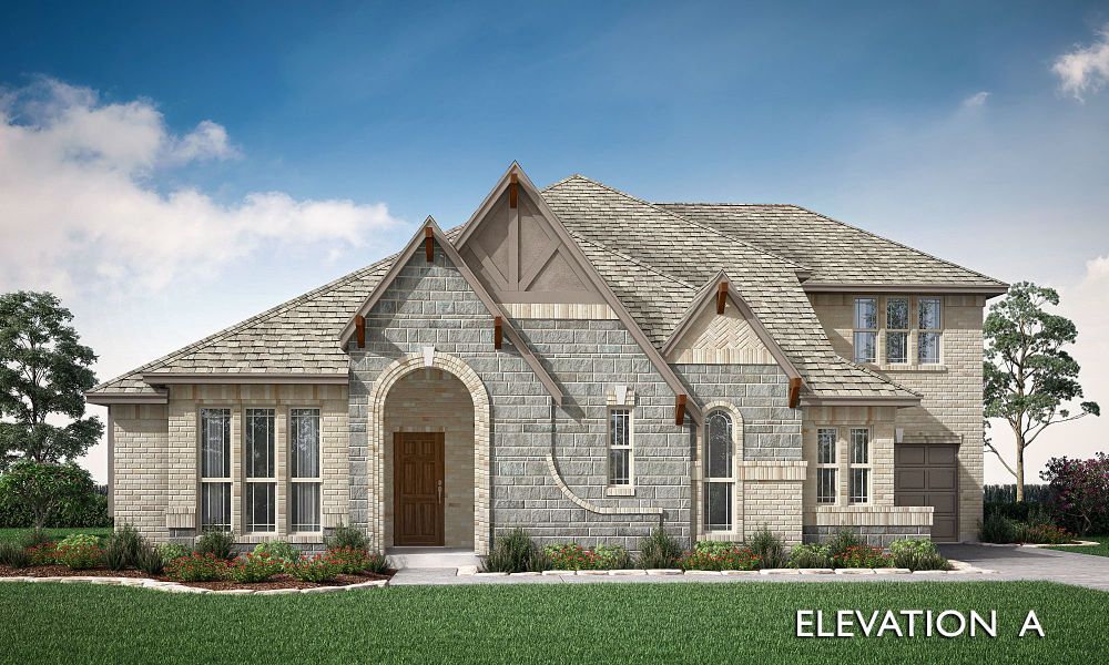 Elevation A. Godley, TX New Home