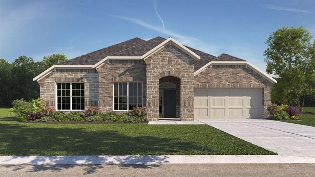 New construction Single-Family house 2013 Ridge Runner Drive, Georgetown, TX 78628 THE WHISTLER- photo