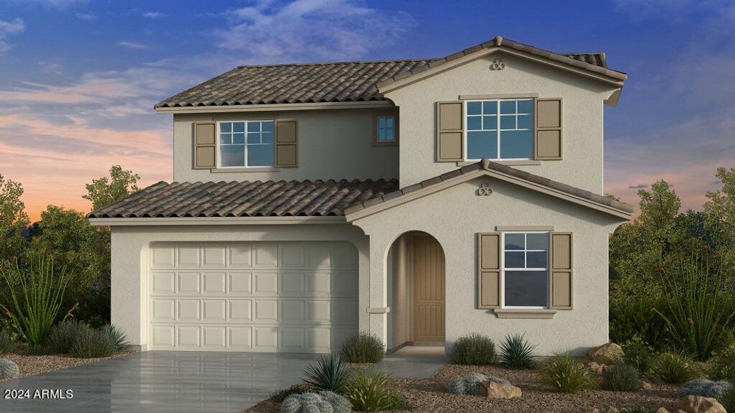 New construction Single-Family house 7945 E Quartet Avenue, Mesa, AZ 85212 Winsor- photo