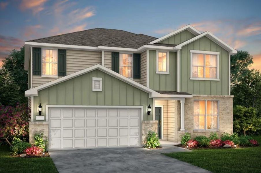 Pulte Homes, Taylor elevation 41, rendering