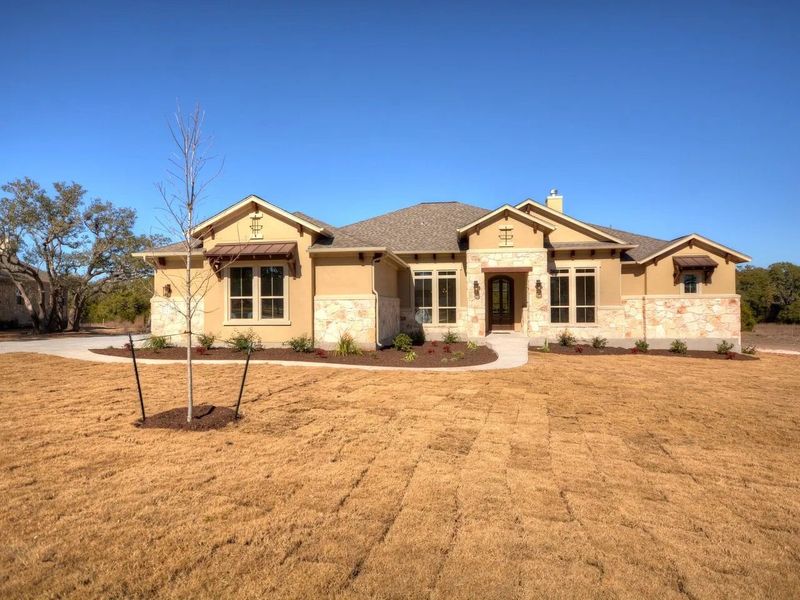 New construction Single-Family house Montego III, 209 Bold Sundown, Liberty Hill, TX 78642 - photo