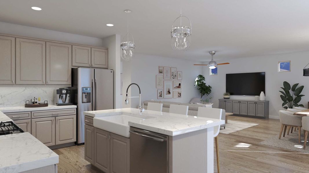 Kitchen | Wrightson | The Villages at North Copper Canyon – Peak Series | New homes in Surprise, Arizona | Landsea Homes