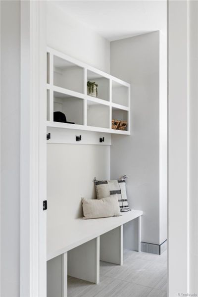 Mud Room with Built-Ins