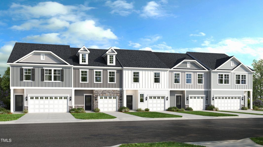 New construction Townhouse house 212 Sweetbay Tree Drive, Wendell, NC 27591 Birch- photo