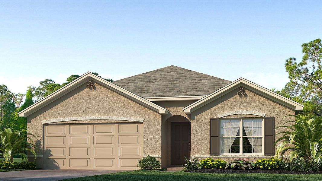 New construction Single-Family house Cali, 37059 Kings Crown Drive, Zephyrhills, FL 33541 - photo