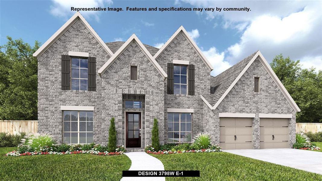 New construction Single-Family house Design 3798W, 1903 Olmsted Court, Katy, TX 77493 - photo