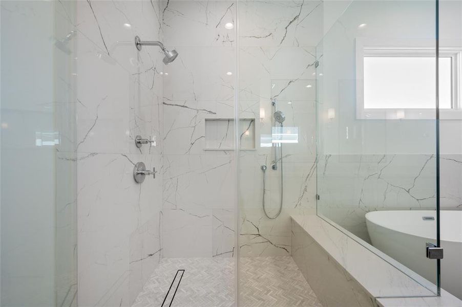 Beautiful primary shower