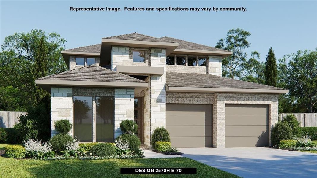 New construction Single-Family house Design 2570H, 309 Langhorne Bend, Liberty Hill, TX 78642 - photo