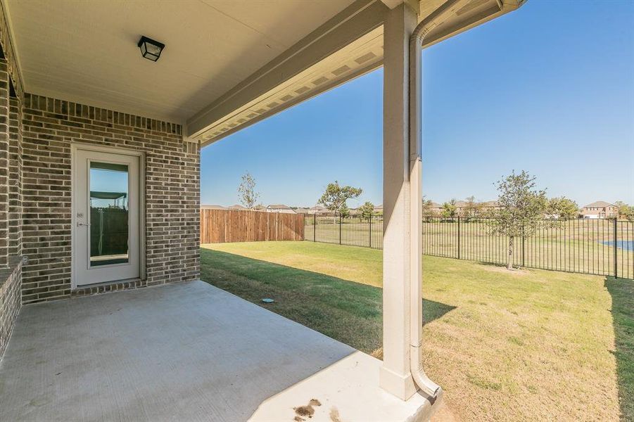 View of yard featuring a patio area