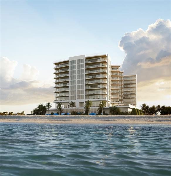 Exterior – All artist’s renderings are proposed concepts shown only for marketing purposes and are based upon current development plans, which are subject to change by the developer, WSR-Lido Beach, LLC, which reserves the right to make changes at its sole discretion, without prior notice or approval of the purchaser.