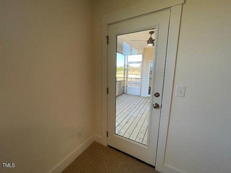 Door to Screened-In Porch from Primary