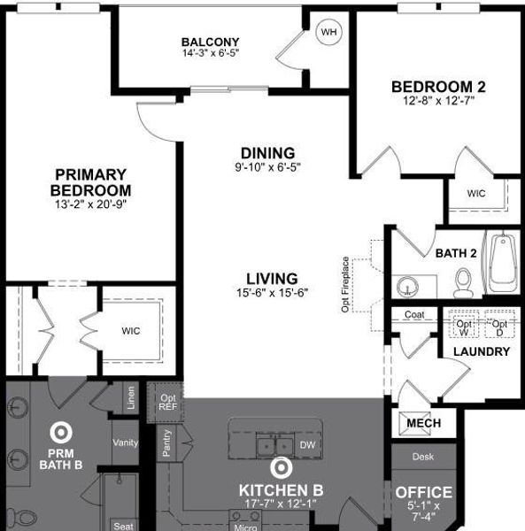 Beazer Homes Twin Creeks Clifton plan