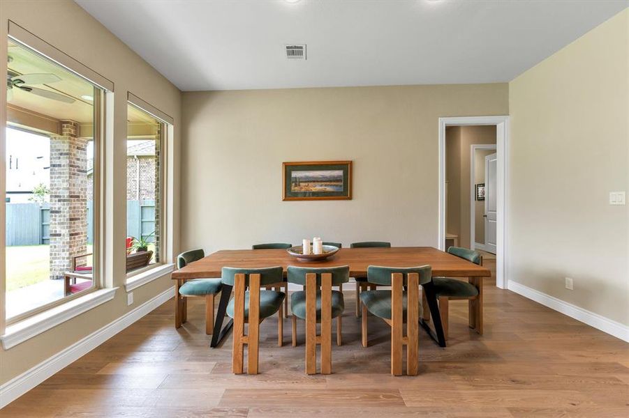 Spacious area for your dining room