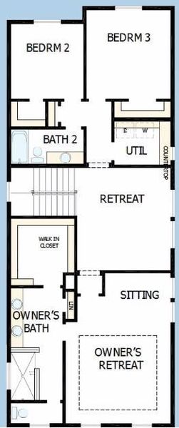 The success of a floorplan is the way you can move through it…You’ll be amazed at how well this home lives…We call it traffic patterns.