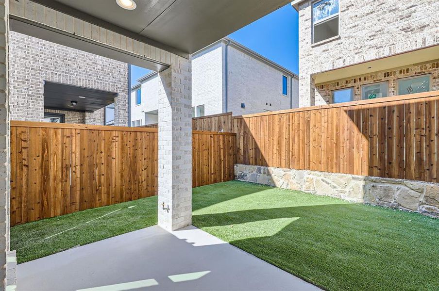 View of yard featuring a patio area