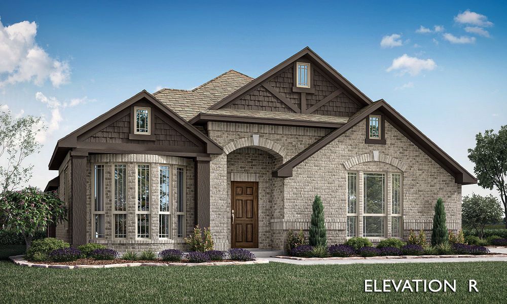 New construction Single-Family house Cypress Side Entry, 5014 Ridgeview Lane, Midlothian, TX 76065 - photo
