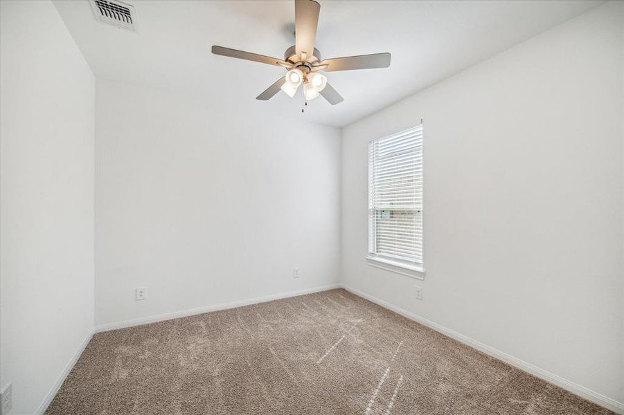 2nd Bedroom with ceiling fan!