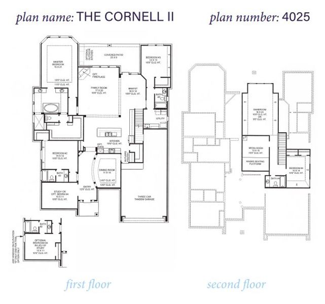 New construction Single-Family house Cornell II 4025, 15412 Pinnacle Vistas Lane, Conroe, TX 77302 - photo