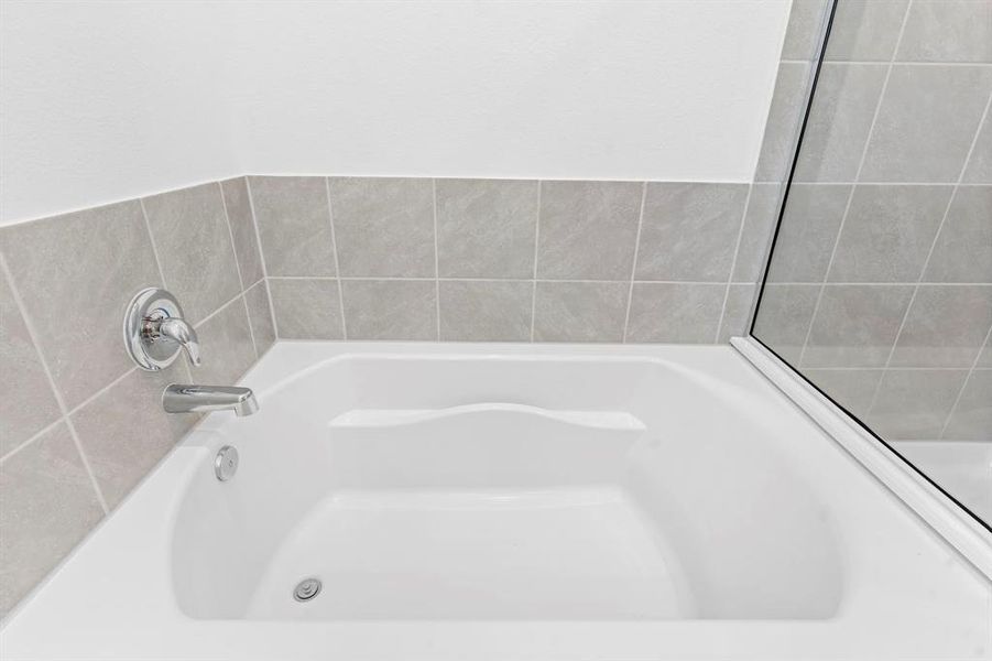 Deep Soaker tub with arm rest! Bubble away that stress! **Image Representative of Plan Only and May Vary as Built**