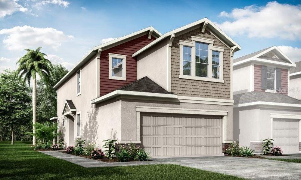 Craftsman Exterior Rendering